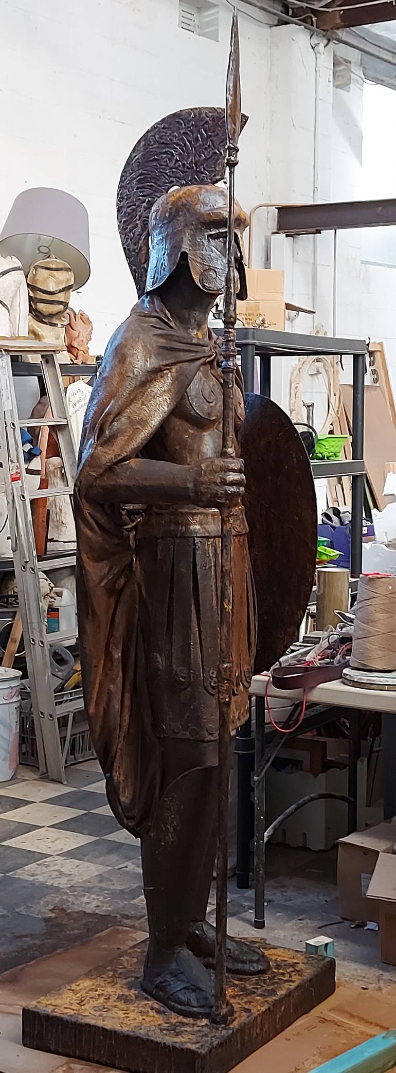 Original Classicism Classical Mythology Sculpture by Val Jelobinski