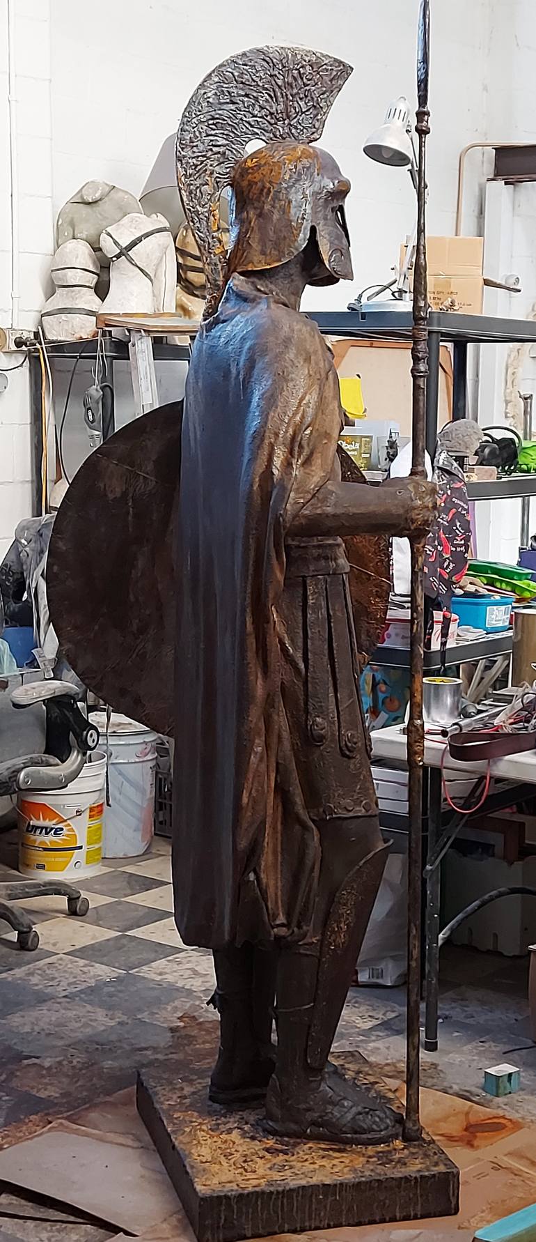 Original Classicism Classical Mythology Sculpture by Val Jelobinski