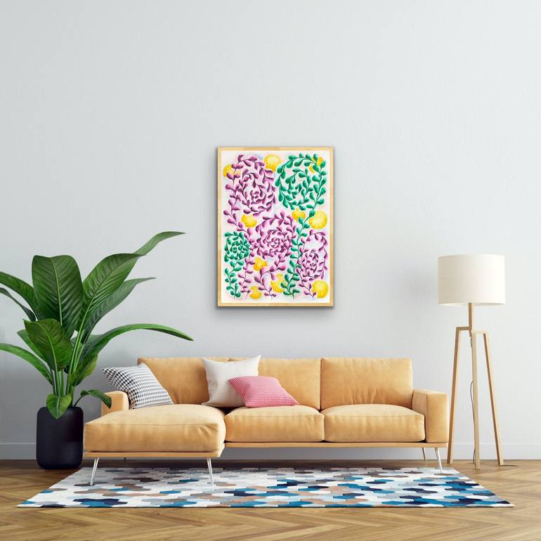 Original Modern Abstract Painting by Alena Masyutina