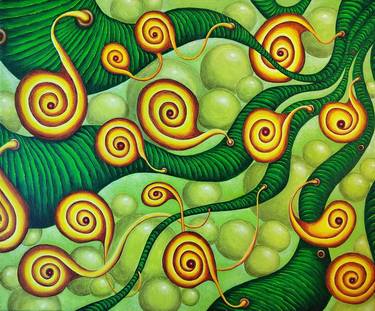 Original Contemporary Floral Paintings by Alena Masyutina
