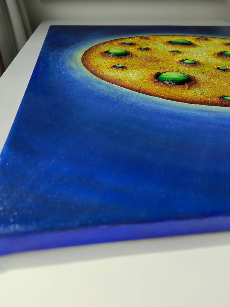 Original Contemporary Outer Space Painting by Alena Masyutina