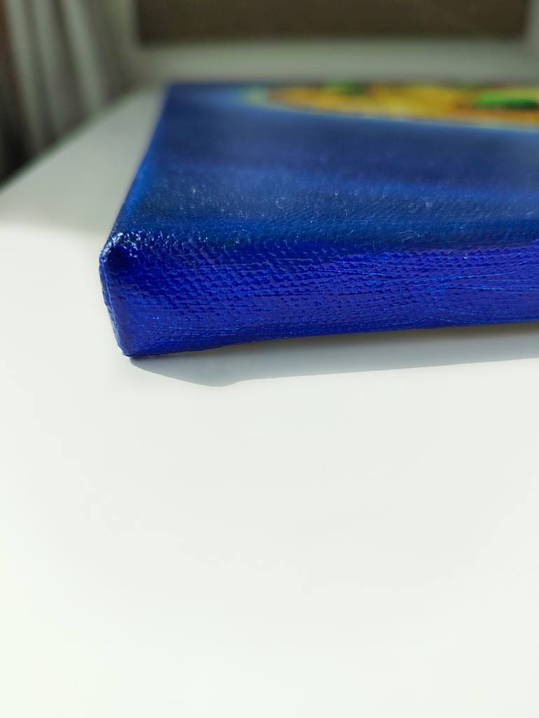 Original Contemporary Outer Space Painting by Alena Masyutina