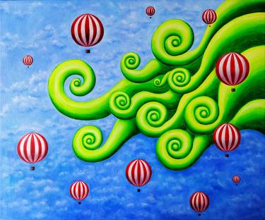 Original Contemporary Landscape Paintings by Alena Masyutina