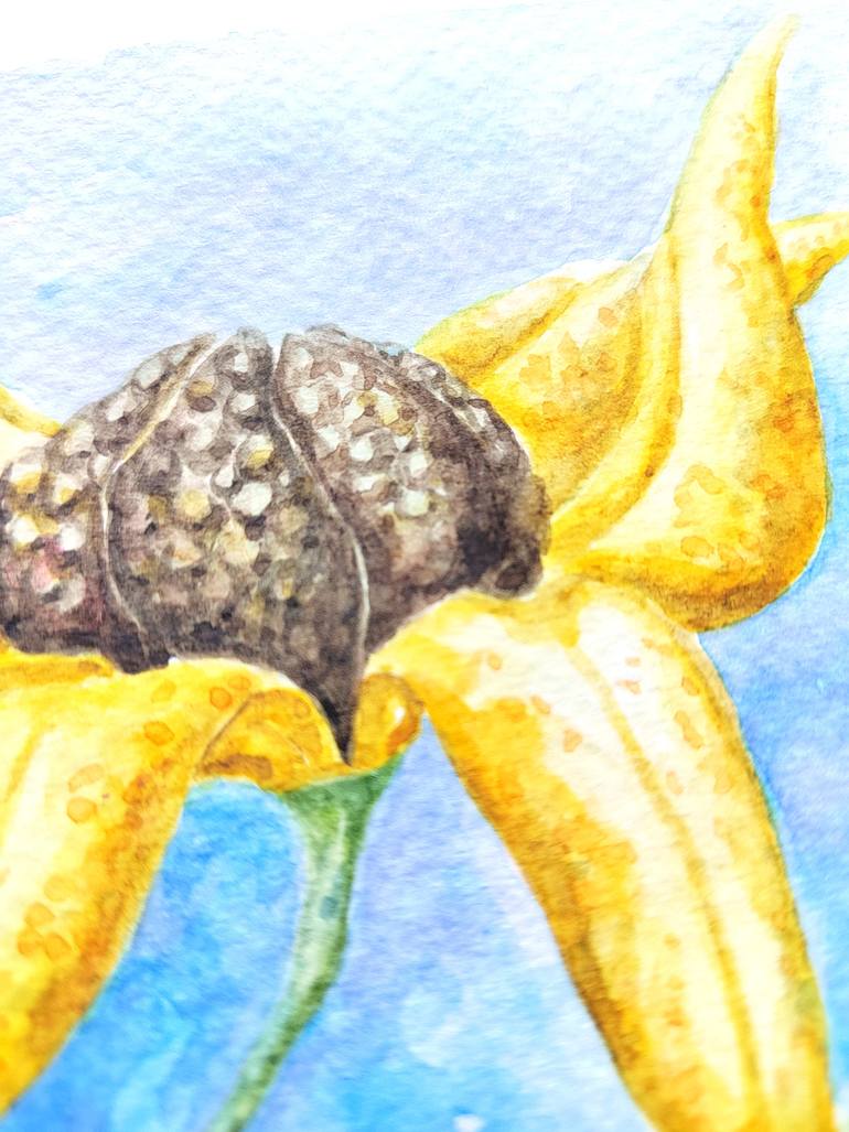 Original Contemporary Floral Painting by Alena Masyutina