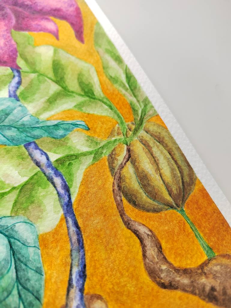 Original Contemporary Floral Painting by Alena Masyutina