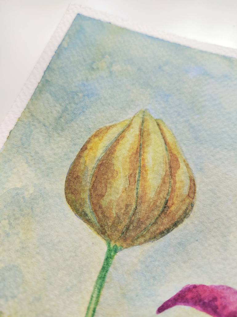 Original Contemporary Floral Painting by Alena Masyutina
