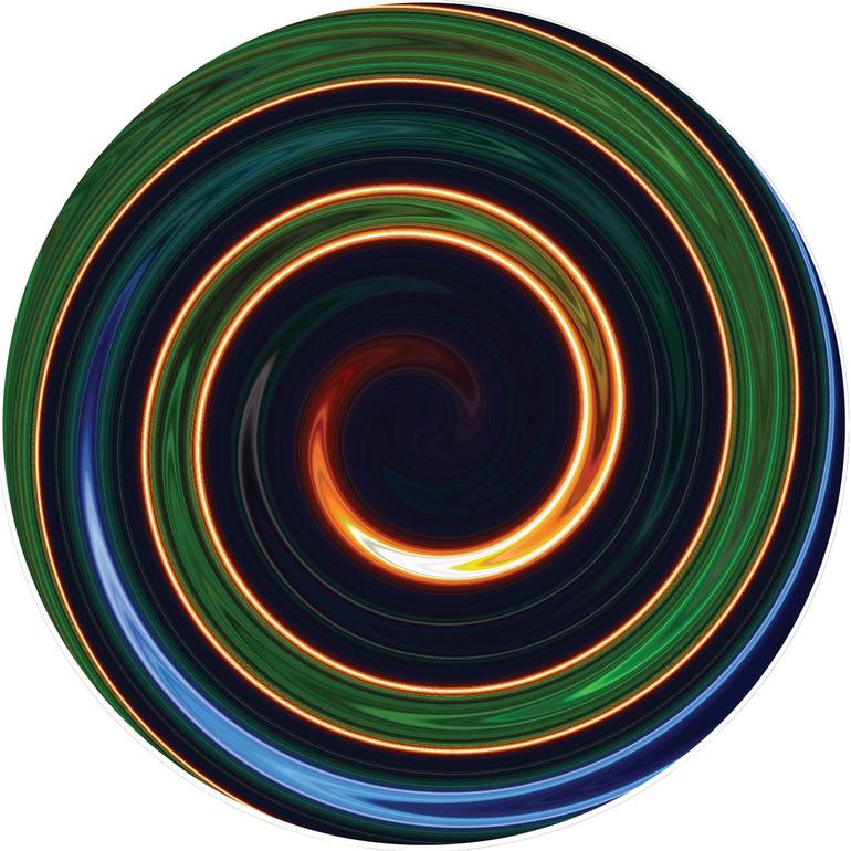 Original Abstract Sculpture by Contemporary Digital Art