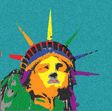Statue of Liberty - New Pop Art - Human Rights thumb