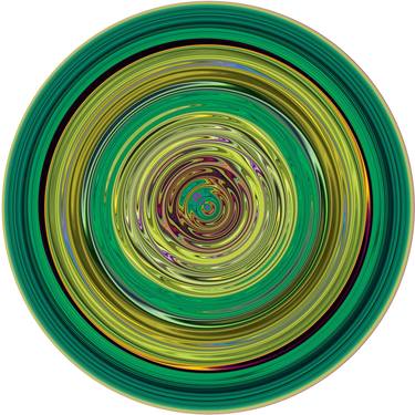 Emotions - Abstract #089 - Circular Artwork thumb