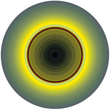 Lemon Light - Abstract #08 - Circular Artwork thumb