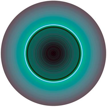 Green light - Abstract #010 - Circular Artwork thumb