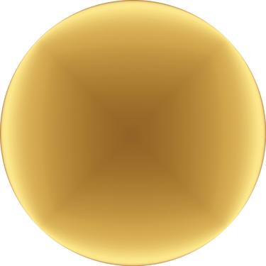 Abstract circle - Inside your soul - Gold gold gold #2022 thumb