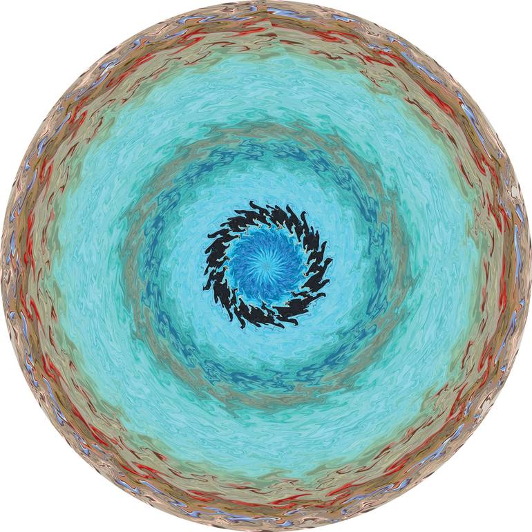 Original  Sculpture by contemporary digital art