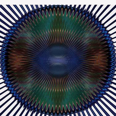 Original Abstract Science/Technology Sculpture by Contemporary Digital Art