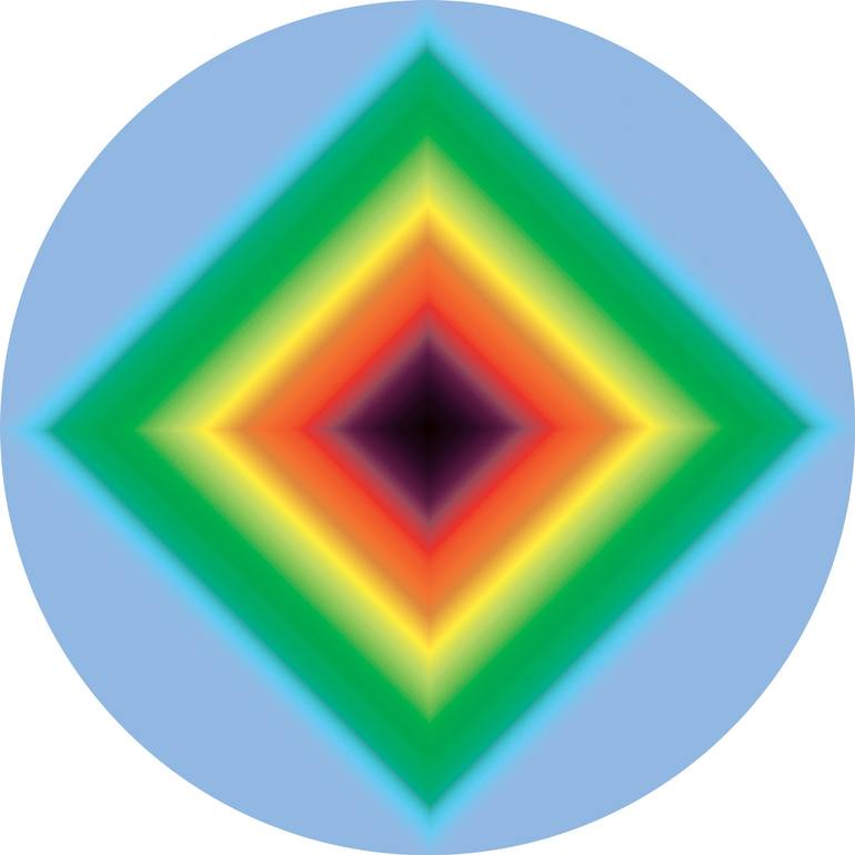 Original  Sculpture by contemporary digital art