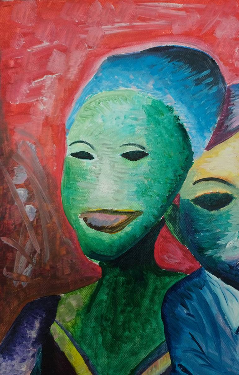 Original Other People Painting by Melanie Mann