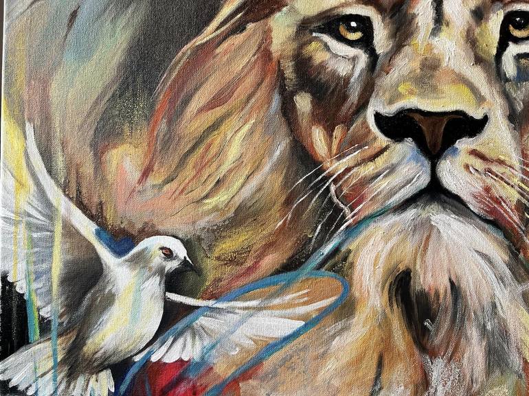 Original Contemporary Animal Painting by Valeria Prieto