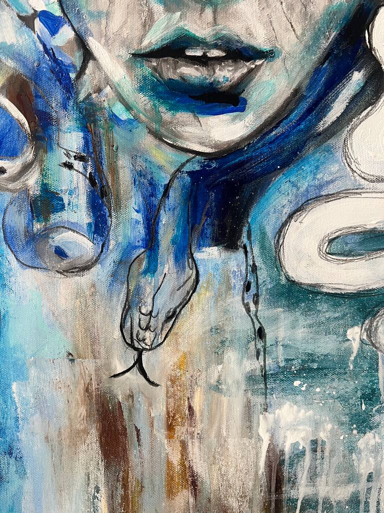 Original Contemporary Classical Mythology Painting by Valeria Prieto