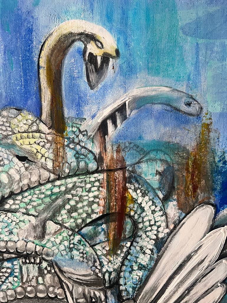 Original Contemporary Classical Mythology Painting by Valeria Prieto