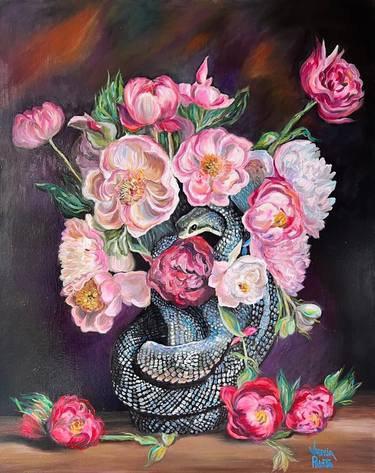 Original Classicism Still Life Painting by Valeria Prieto