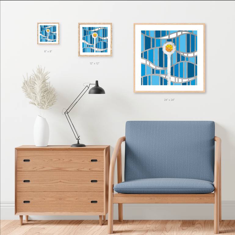 Original Abstract Expressionism Beach Mixed Media by Derek Billings