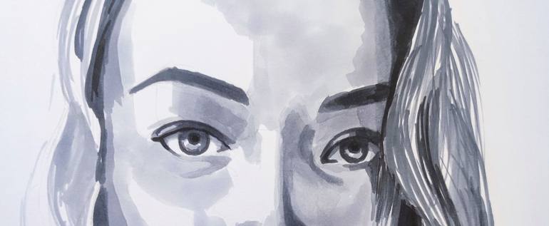 Original Contemporary People Drawing by Iván Arós
