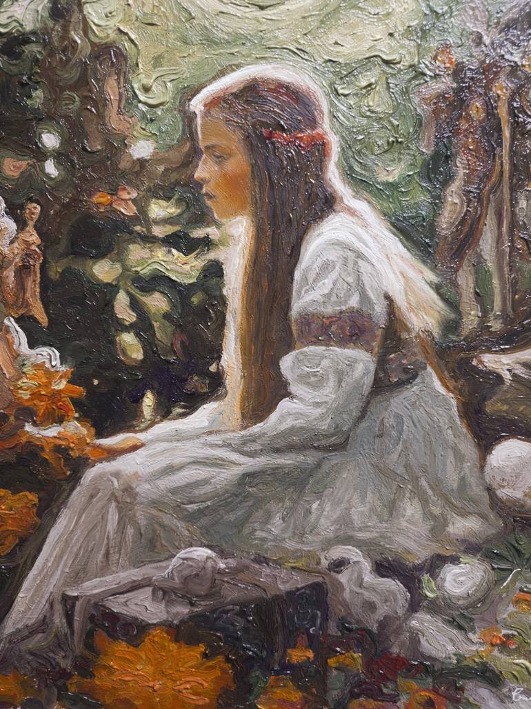 Original Figurative Fantasy Painting by Pavel Guliaev