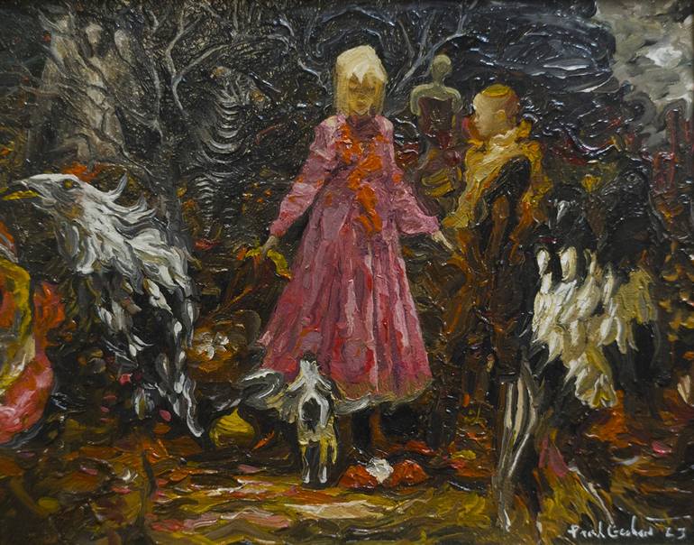 Original Figurative Fantasy Painting by Pavel Guliaev
