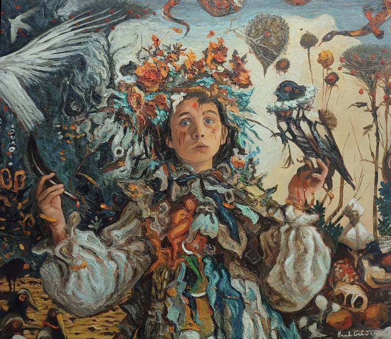 Original Figurative Fantasy Paintings by Pavel Guliaev