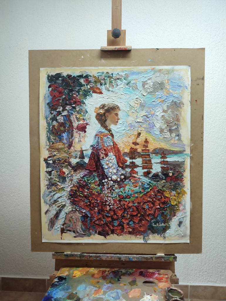 Original Contemporary People Painting by Pavel Guliaev