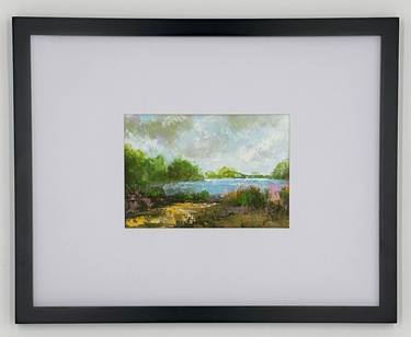 Original Impressionism Landscape Painting by Vincent C Brandi