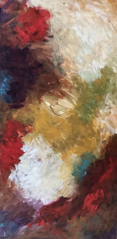 Original Abstract Expressionism Abstract Paintings by Sylvie Del Duca