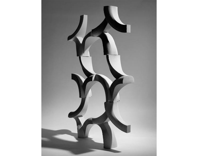 Original 3d Sculpture Geometric Sculpture by Wonjin Kim