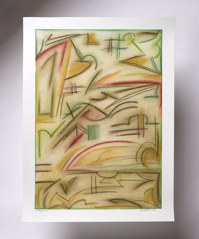 Original Abstract Expressionism Abstract Drawing by Industrious Studios