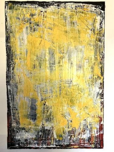 Original Abstract Expressionism Abstract Painting by alan goris