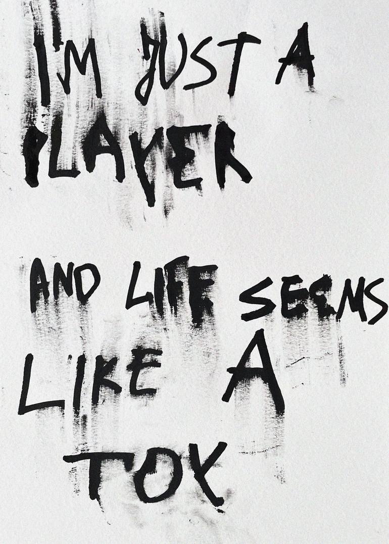 Original Minimalism Calligraphy Paintings by Kamile Lukrecija Lukosiute