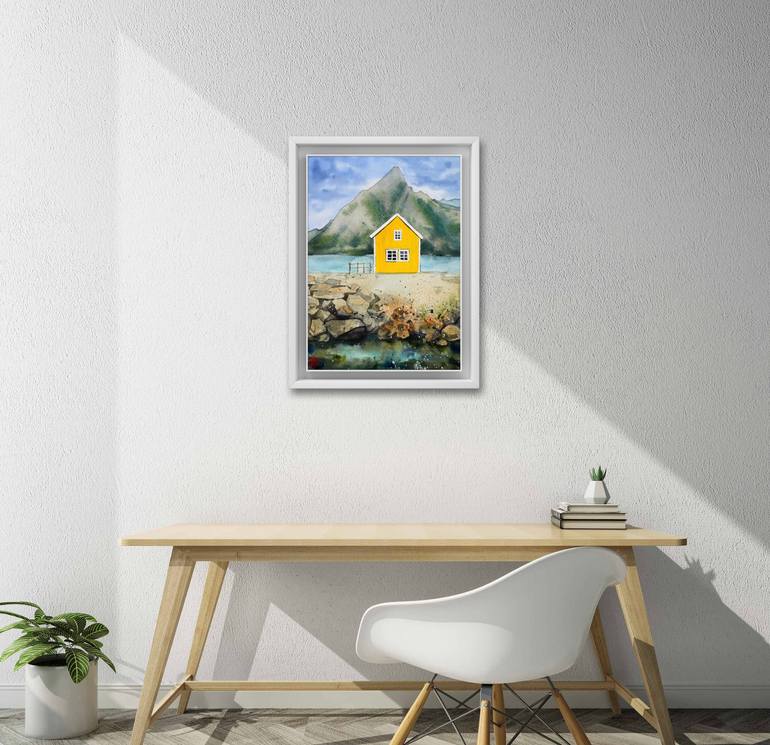 Original Expressionism Landscape Painting by Anna Ostapenko