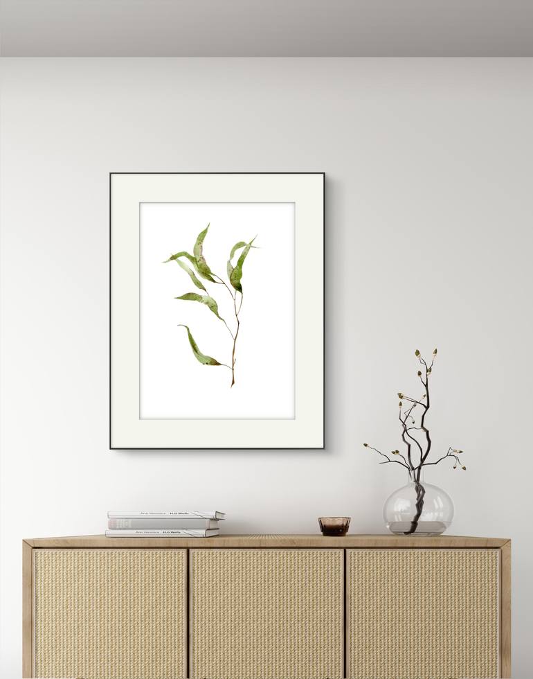 Original Abstract Floral Painting by Anna Ostapenko