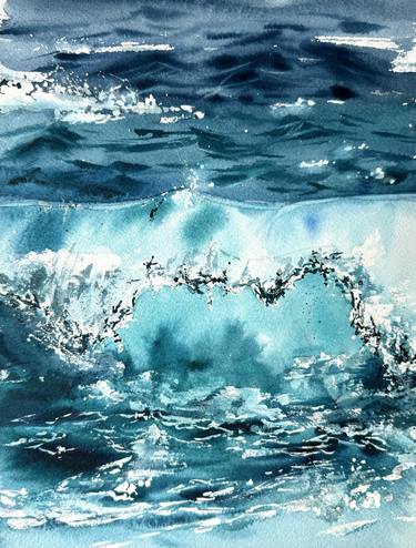 Original Expressionism Seascape Paintings by Anna Ostapenko