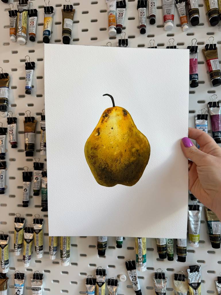 Original Photorealism Still Life Painting by Anna Ostapenko