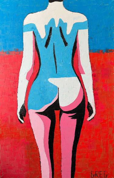 Print of Abstract Nude Paintings by Grigoriy Kiryanov