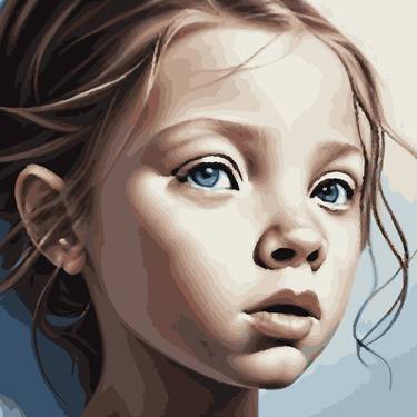 Print of Children Paintings by Grigoriy Kiryanov
