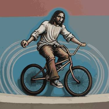 Print of Conceptual Bike Paintings by Grigoriy Kiryanov