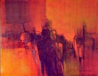 Original Abstract Expressionism Abstract Paintings by Kumara Rathnayaka