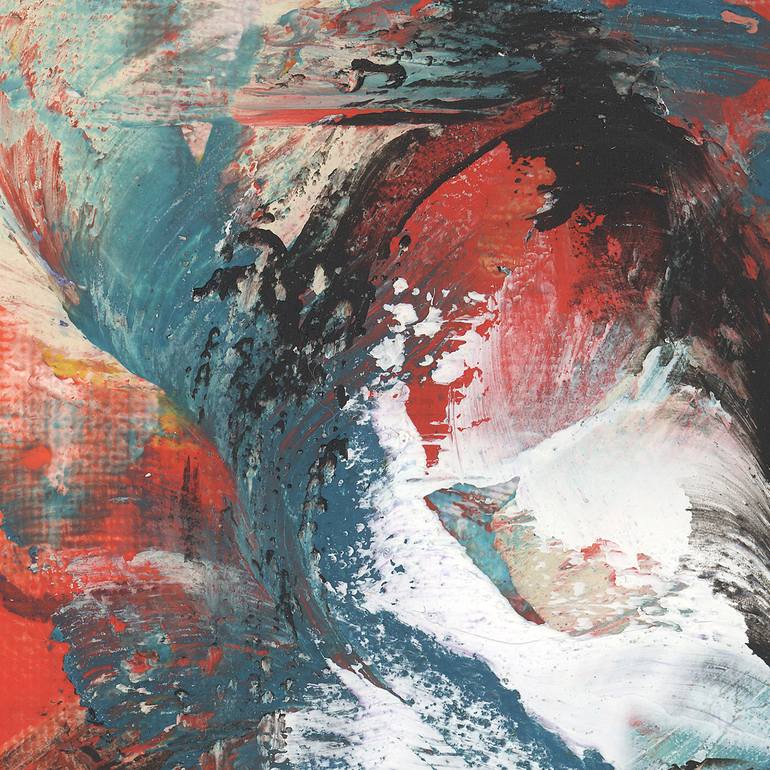 Original Abstract Expressionism Abstract Painting by Catherine Gutsche