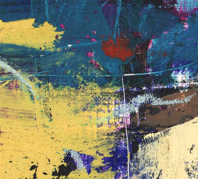 Original Abstract Expressionism Abstract Painting by Catherine Gutsche