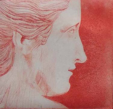 Print of Art Deco Classical mythology Printmaking by Luca Rota