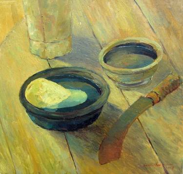 Print of Realism Kitchen Paintings by Sameera Kalupahana