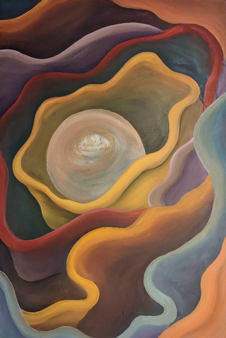 Original Abstract Expressionism Abstract Paintings by C S Lambert