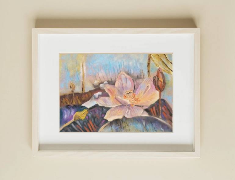 Original Abstract Expressionism Botanic Drawing by Tatiana Le Metayer